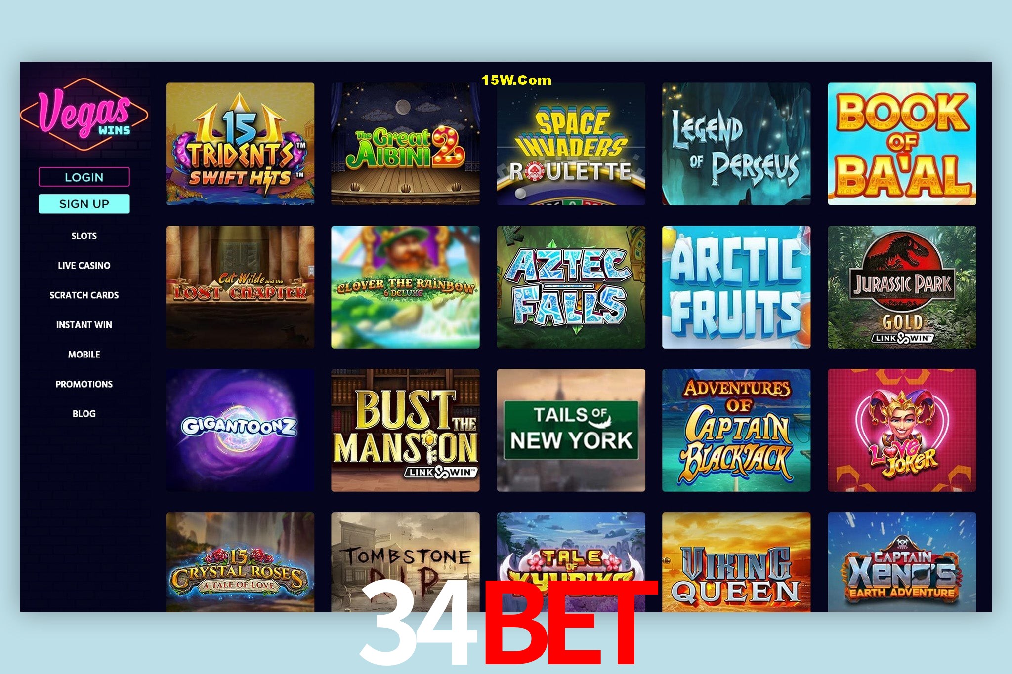 Slot Games 34Bet